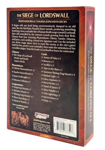 Plaid Hat Games Ashes Reborn: The Siege of Lordswall Expansion Card Game