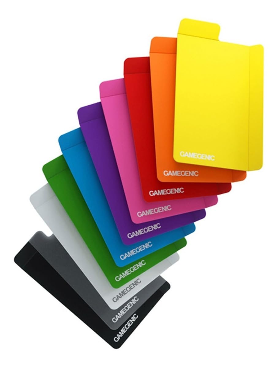 Gamegenic Flex Card Dividers (Pack of 10) – Multicolored TCG Organization for Magic, Pokémon, Yu-Gi-Oh!