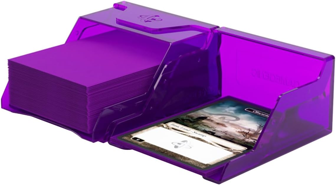 Gamegenic Bastion 50+ XL Deck Box for MTG, Pokémon, Yu-Gi-Oh! - Purple
