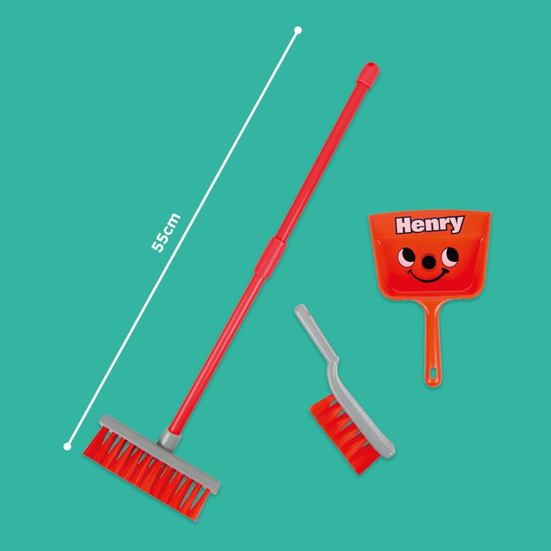 Casdon Henry Brush Set - Child-Friendly Cleaning Playset for Ages 3+