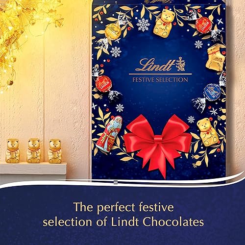 Lindt Festive Selection Christmas Sharing Box – Large 690g (Approx. 60 Pieces) 16