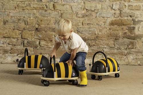 Wheelybug Toddler Wooden Ride-On - Small Bee | Ages 1-3 Years | Multi-Directional Castors 23