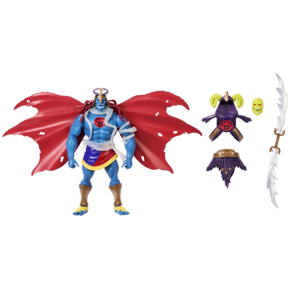 Masters of the Universe Origins X ThunderCats Skell-Ra Action Figure - 5.5-Inch Scale, 16 Joints, Swappable Armor & Heads 3