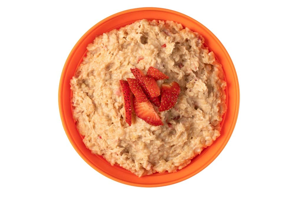 EXPEDITION FOODS Porridge with Strawberries | Single Serving 450kcal | 5 Year Shelf Life