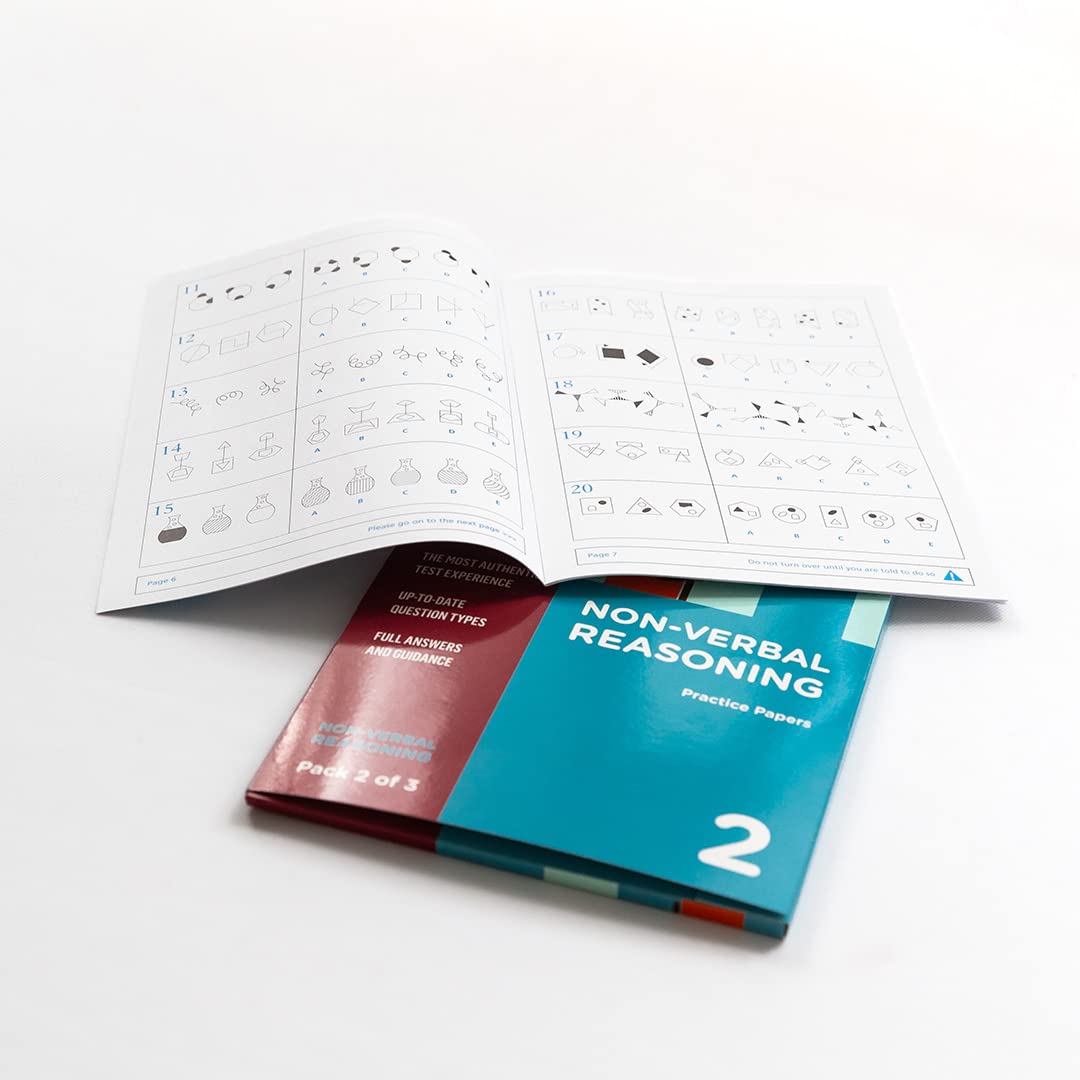 GL Assessment 11+ Practice Papers Non-Verbal Reasoning Pack 2 - Paperback | 53 Pages
