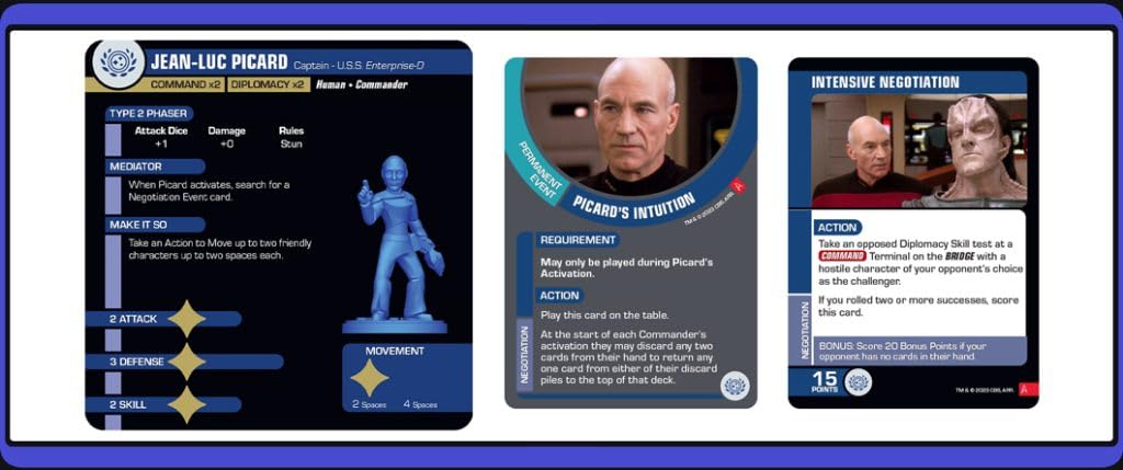 Gale Force Nine Star Trek: Away Missions Captain Picard Expansion