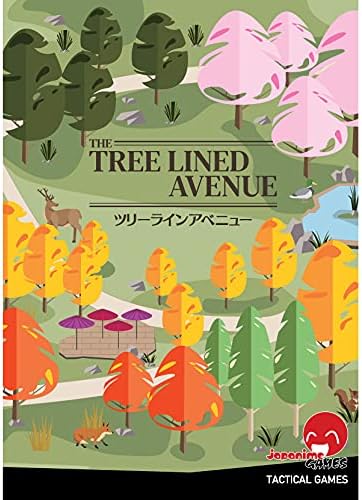 Japanime Games Tree Lined Avenue Board Game