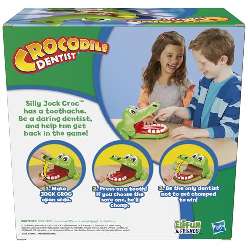 Hasbro Crocodile Dentist Game - Family Fun Board Game for Kids 19