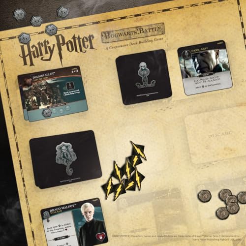 USAopoly Harry Potter: Hogwarts Battle Kooperatives Deck-Building-Brettspiel 14