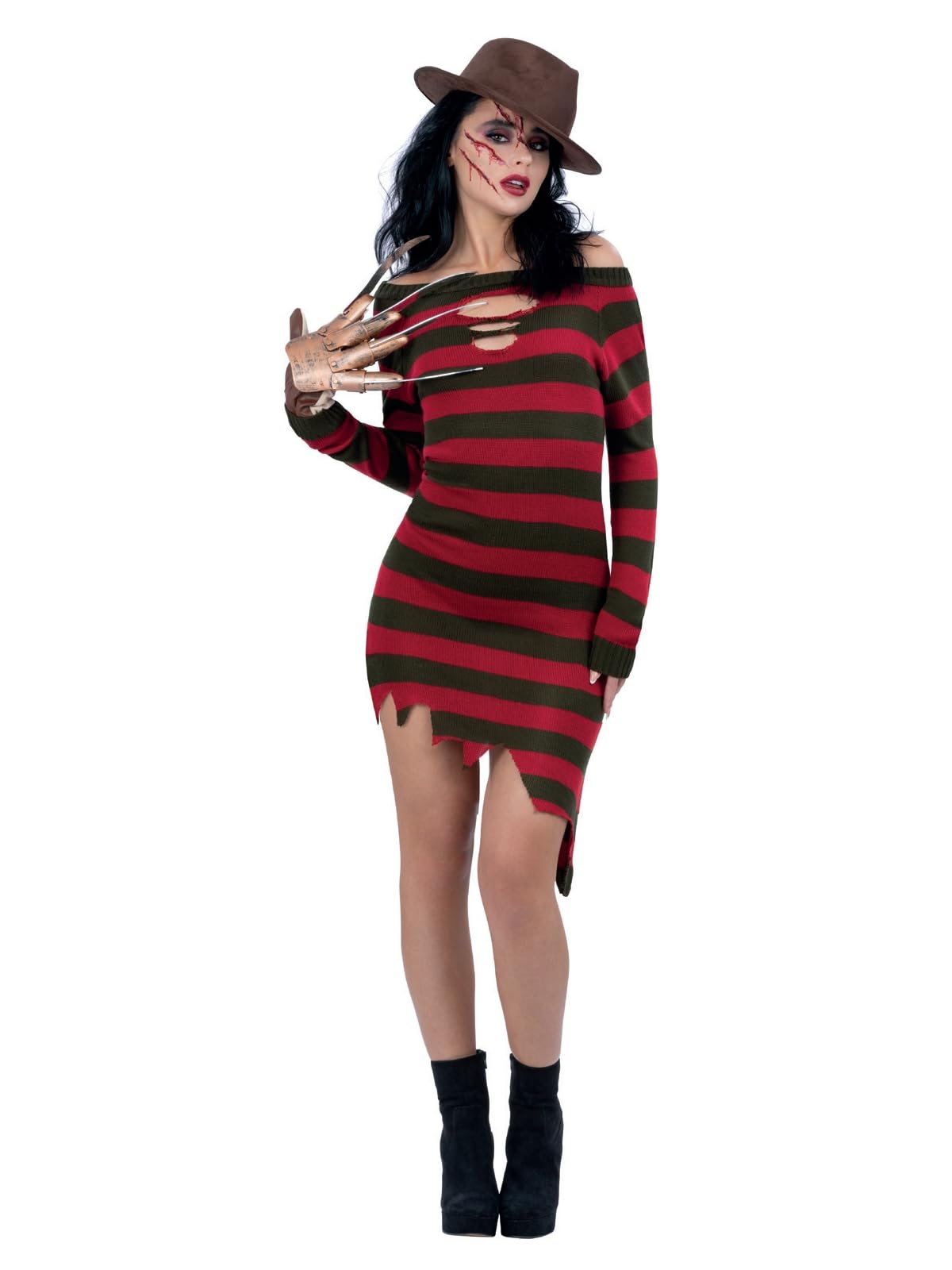 Smiffys Freddy Krueger Costume - Women's Size 5