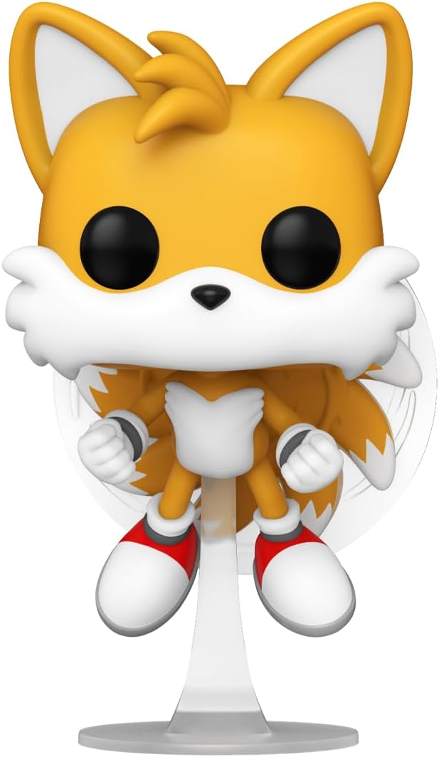 Funko Pop! Games: Sonic - Miles Tails Prower (Flying) Flocked Vinyl Figure