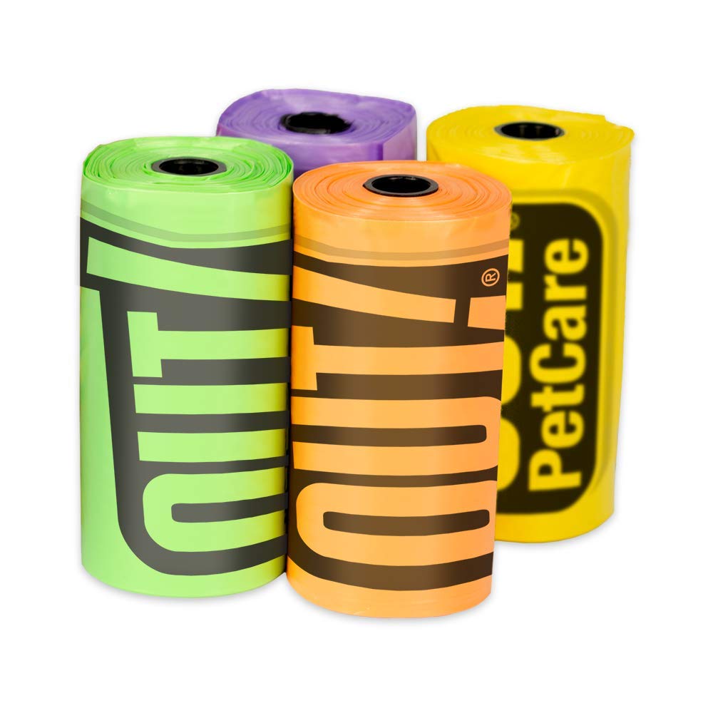 OUT! Dog Waste Bags - Strong Leak Proof, Rainbow Color | 60 Count 3