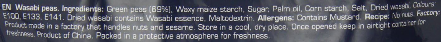 Yutaka Wasabi Peas 100g - Crunchy Japanese Snack with Fiery Wasabi Coating 3