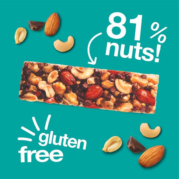 KIND Chocolate Chip Cashew Fruit & Nut Bars - High Fibre, Gluten Free | Pack of 12 3