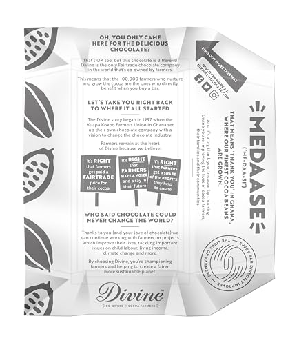Divine - 70% Cocoa Dark Chocolate with Mint Crisp Bar (90 g) 7