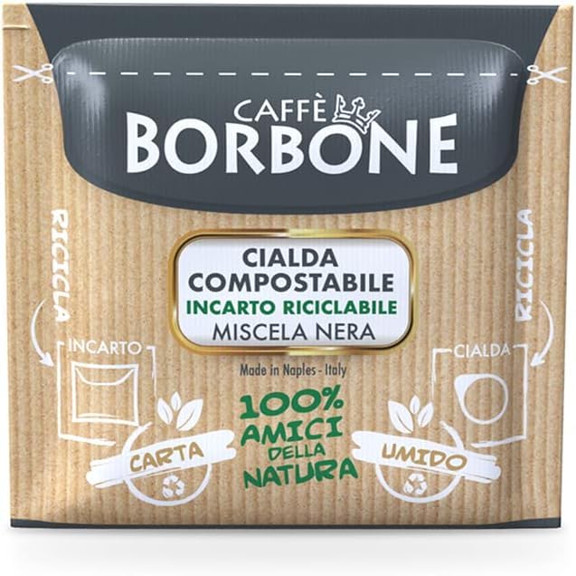 Caffè Borbone Black Coffee Blend – 50 kompostierbare ESE-Pads (dm 44) 5
