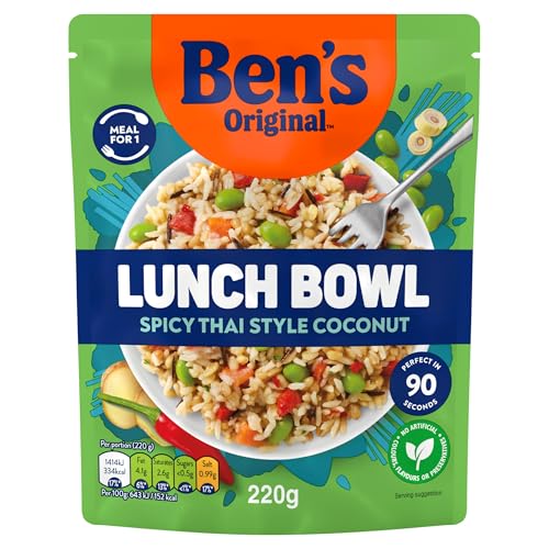 Ben's Original - Salsa Style Lunch Bowl Wholegrain Rice and Pearl Barley Microwave Meal (6x 220g) 6
