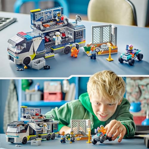 LEGO City Police Mobile Crime Lab Truck Toy Set - 674-Piece Building Kit for Kids 7+ 11