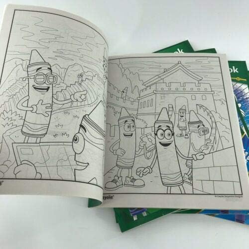 Crayola - 64 Page Colouring Book with Crayola Characters Activity Book 3
