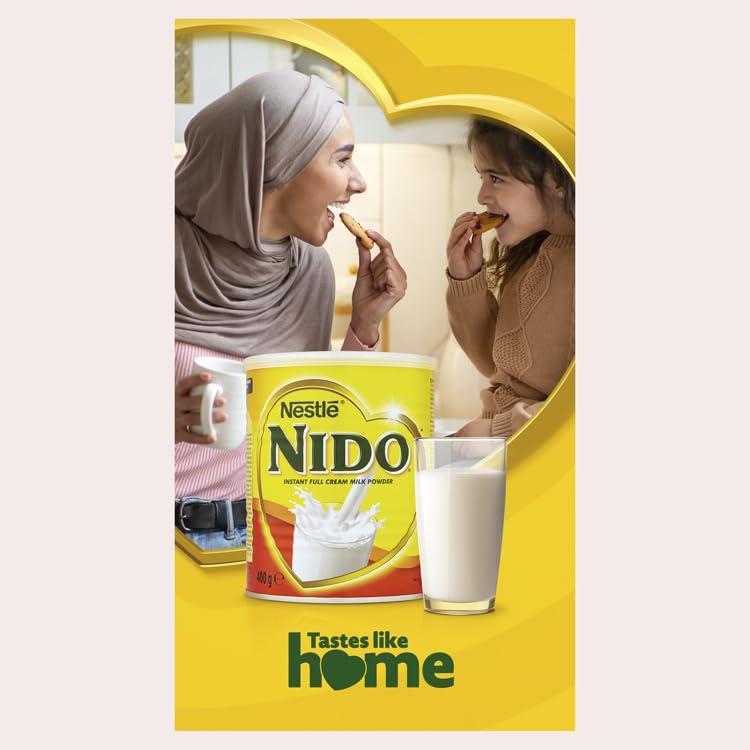 Nido Instant Full Cream Milk Powder 400g Tin 6