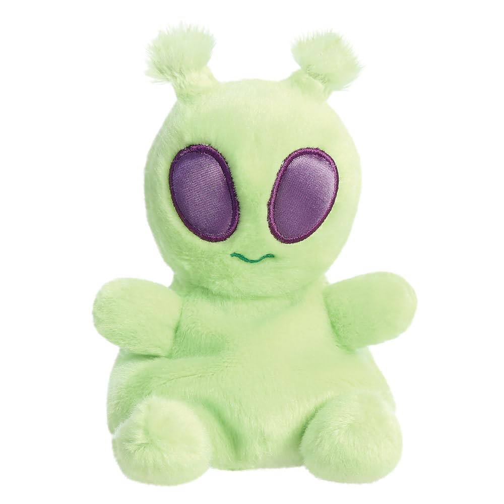Aurora Palm Pals Ross Alien 5-Inch Stuffed Toy - Green, Suitable from Birth