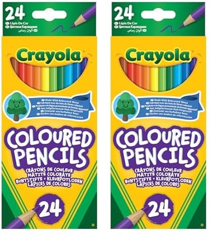 CRAYOLA Coloured Pencils - 48 Pack Multicolor Pencils for Kids, Ages 3+ 7