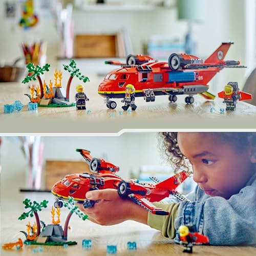 LEGO City Fire Rescue Plane Toy - 478-Piece Building Set for Ages 6 and Up 13