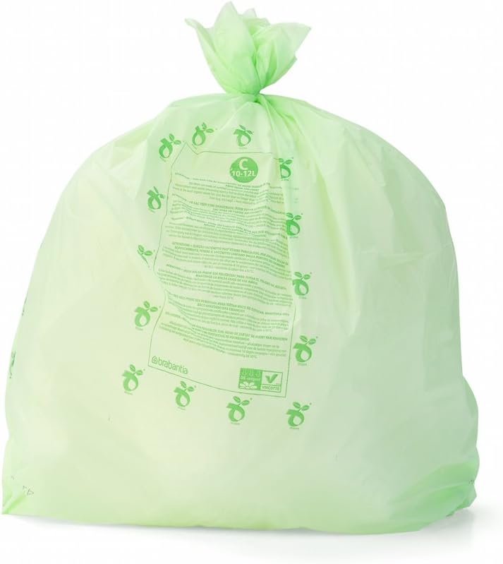 Brabantia - Compostable Bin Liners Size C, 10-12L, 10 Bags, Green 3