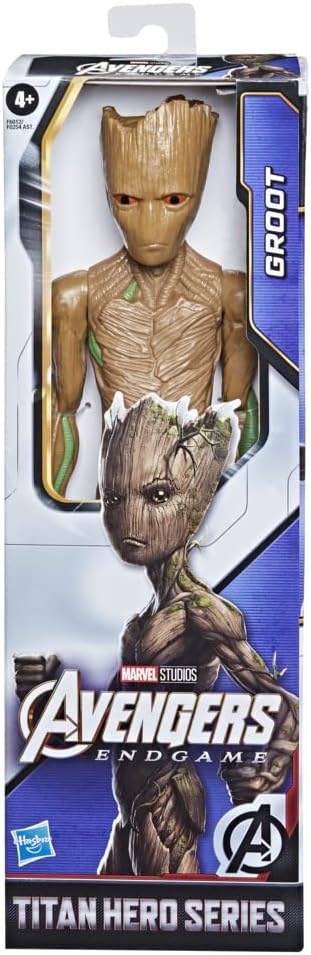 Hasbro Marvel Avengers Titan Hero Series Groot Action Figure - 12-Inch Poseable Toy for Kids 4+
