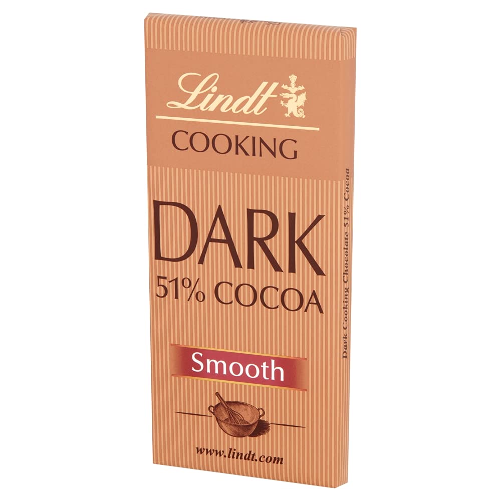 Lindt - Cooking Chocolate Bar Dark 51% Cocoa 200g