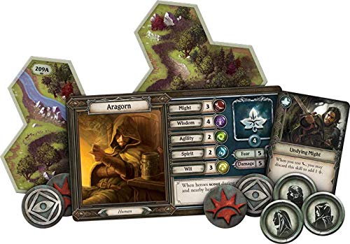Fantasy Flight Games Lord of the Rings: Journeys in Middle-Earth Board Game | Ages 14+ | 1-5 Players | 60+ Min 5
