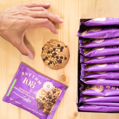 Rhythm 108 Swiss Organic Vegan Hazelnut Chocolate Praline Soft-Baked Cookie 6