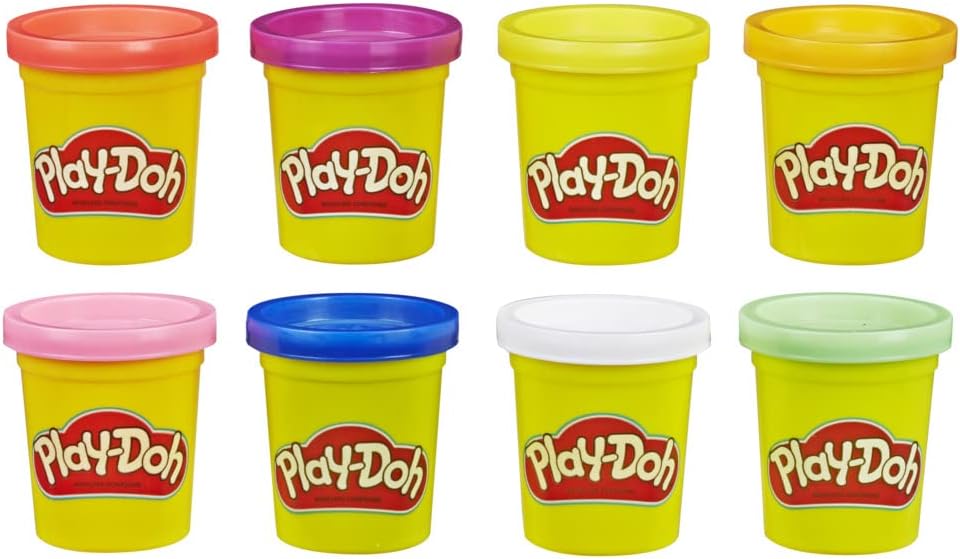 Play-Doh 8-Pack Rainbow Non-Toxic Modeling Compound with 8 Colors 5