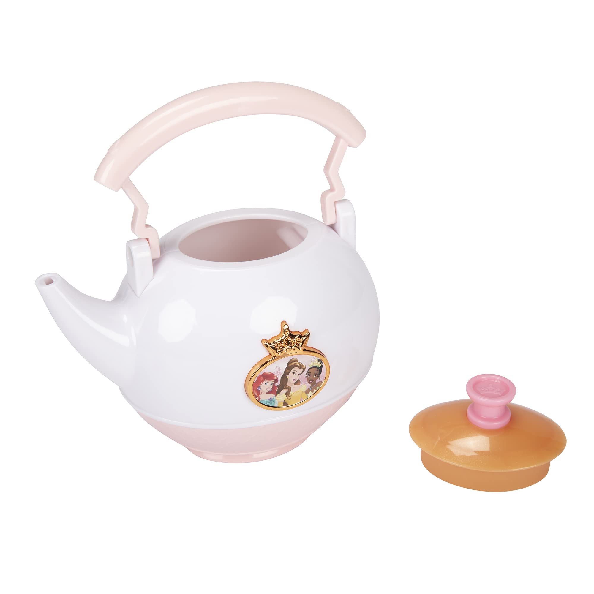 Disney Princess Style Collection 21-Piece Tea Set Playset for Girls Ages 3+ 3