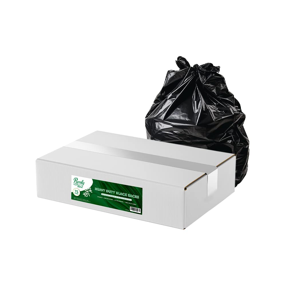 Blake & White Purely Kind Heavy Duty Black Sacks | 75L | 30-Pack 3
