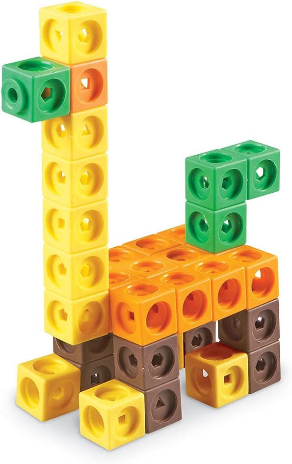 Learning Resources MathLink Cubes – Pädagogisches Bauset für Kinder ab 5 Jahren 3