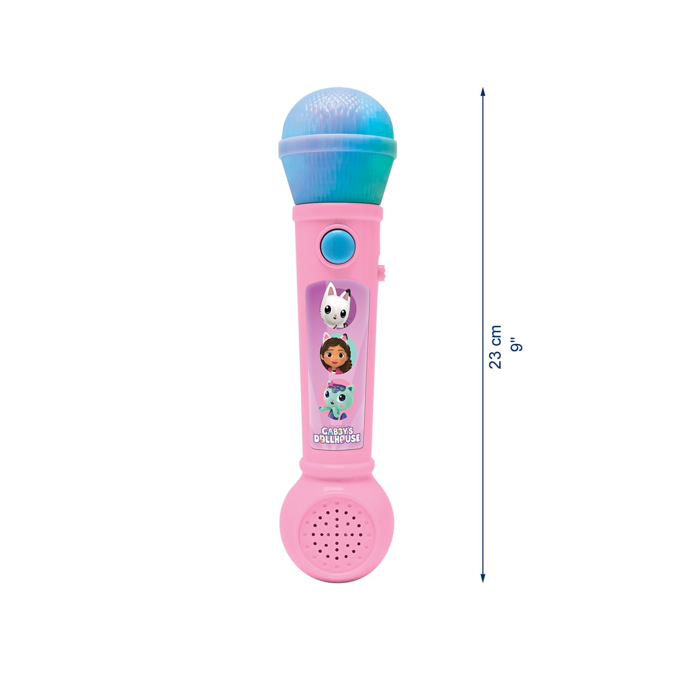 Lexibook Gabby's Dollhouse Lighting Microphone - Musical Toy with Lights & Sounds for Kids