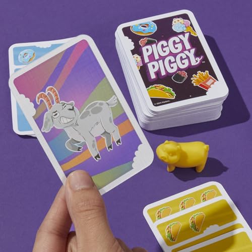 Hasbro Gaming Piggy Piggy Card Game for Family Fun, Strategy Game for 2-6 Players 6