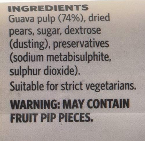 Safari Guava Fruit Rolls - Gluten Free, High in Fibre, 80g 3