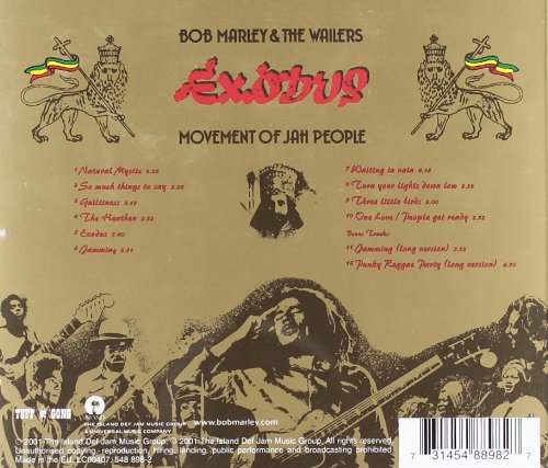 Bob Marley & The Wailers - Exodus Audio CD 5