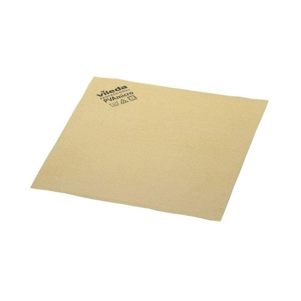 Vileda Professional PVAmicro Cloth, Yellow, Pack of 5