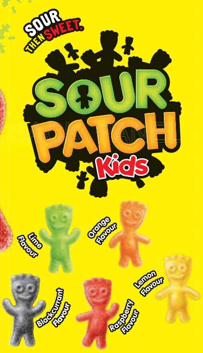 Sour Patch Kids Original Soft & Chewy Sour Then Sweet Candies 130g