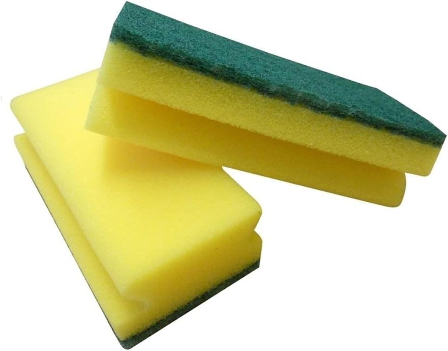 HomeSmith Heavy Duty Scrub Large Sponge - Dual-Sided Dishwashing & Cleaning Sponge (Pack of 10)