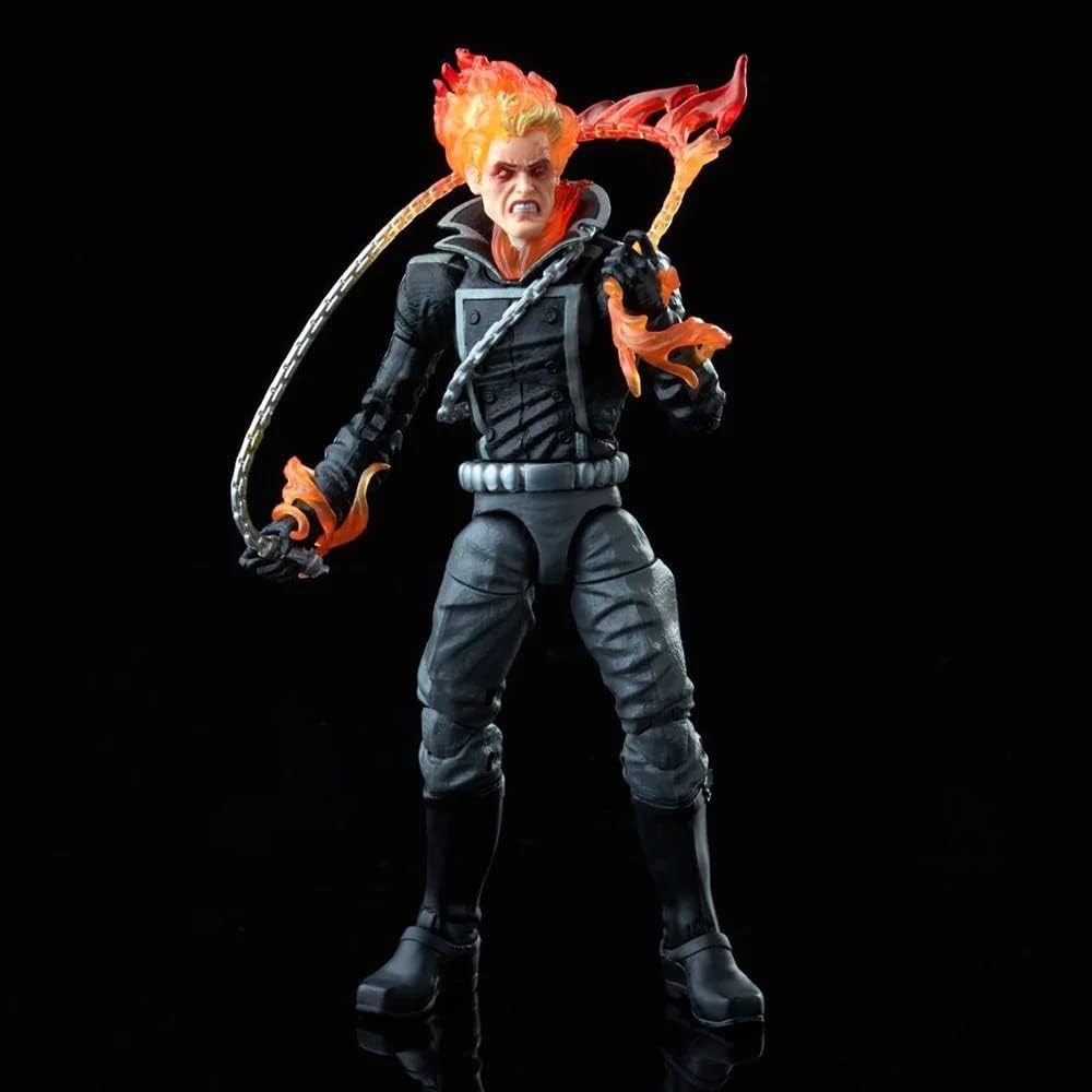 Hasbro Marvel Legends Series 6-inch Ghost Rider Collectible Action Figure with 6 Accessories 7