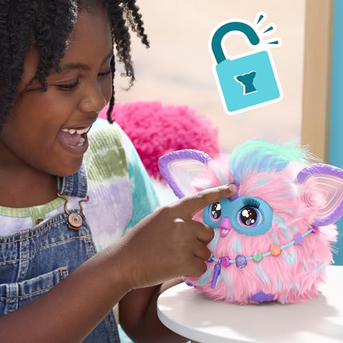 Furby Cotton Candy Pink & Blue Interactive Plush Toy - Voice-Activated Dancing & Talking Pet for Kids 11
