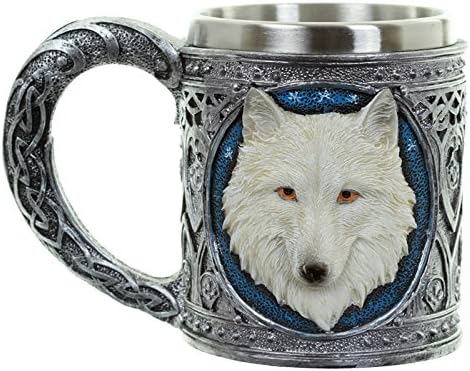 Puckator - SK371 Decorative Skull & Bone Tankard with Bone Handle Beer Mug