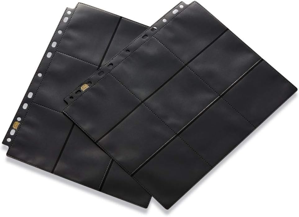Dragon Shield 18-Pocket Sideloading Binder Pages - Clear, 50-Pack