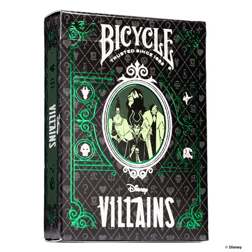 Bicycle Disney Villains Playing Cards - 52-Card Collectible Deck with Villain-Themed Artwork 14