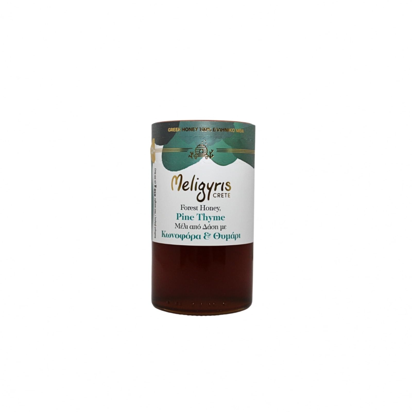 Meligyris Greek Forest Honey Pine & Thyme - Raw, Unfiltered, 450g