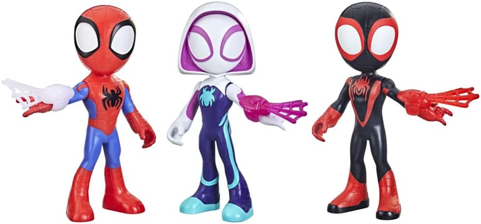 Marvel Spidey and His Amazing Friends Supersized Hero 22.5-cm Action Figures 3-Pack - Ages 3+